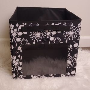 Thirty-One Your Way Cube Black floral brushstrokes